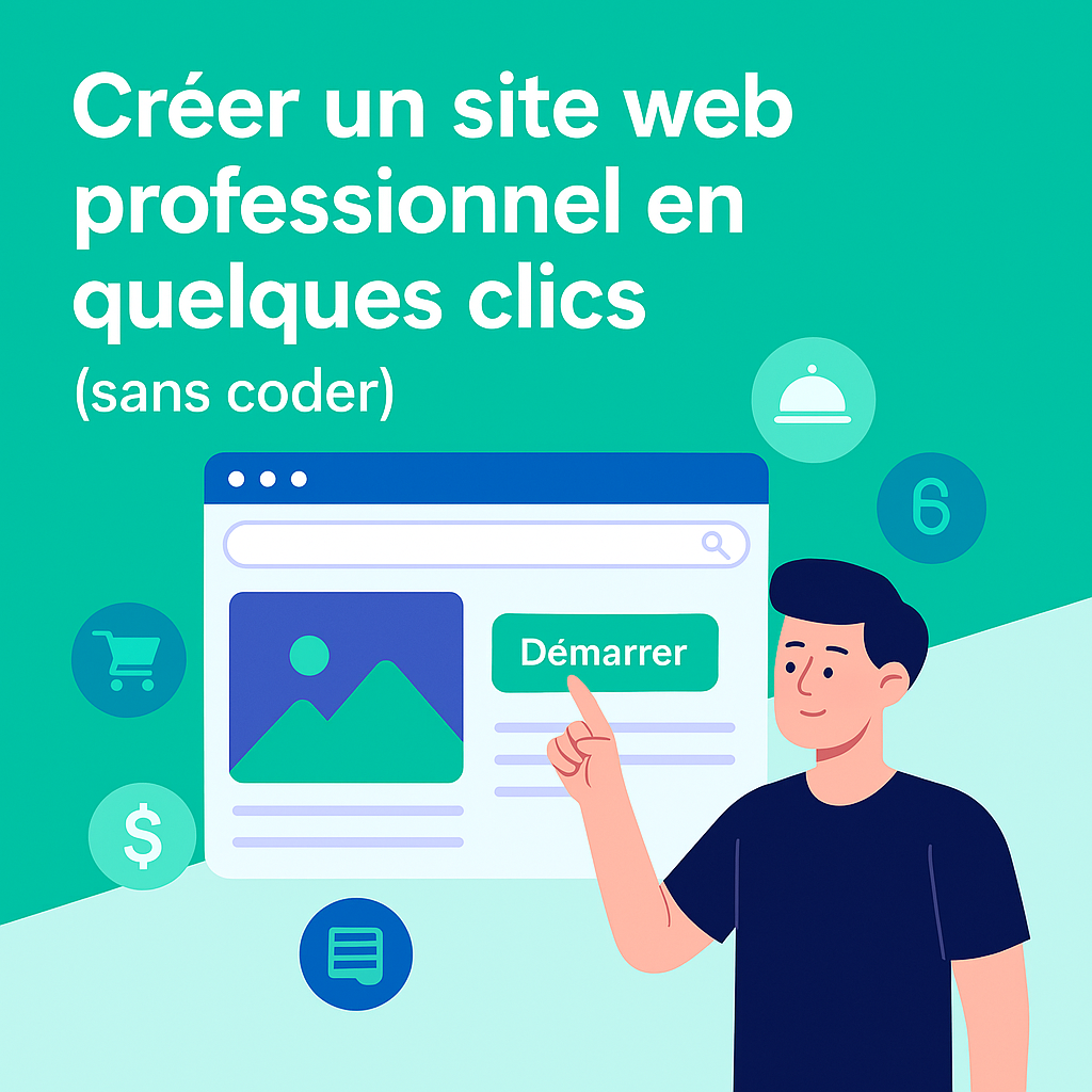 Créer un site web professionnel en quelques clics (sans coder)