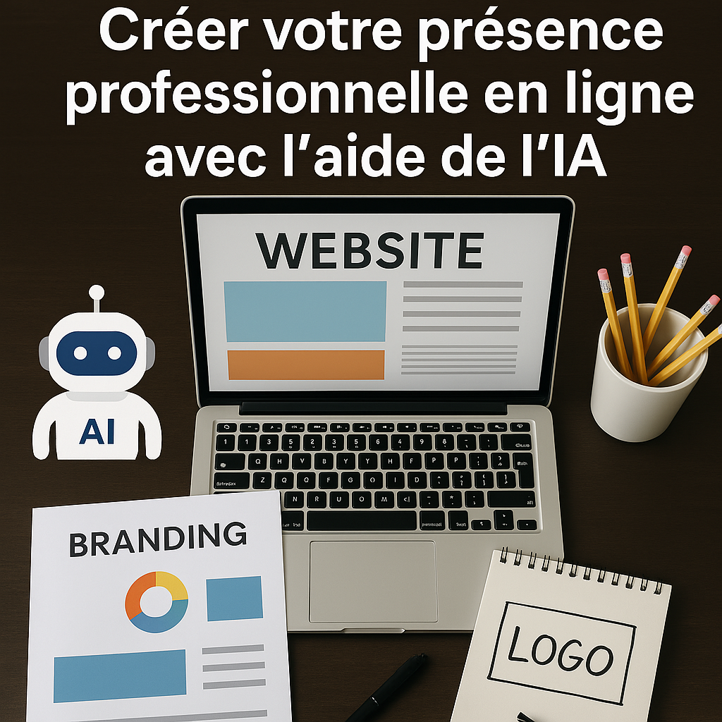 Créer votre présence professionnelle en ligne avec l’aide de l’IA : Email, site web et branding complet
